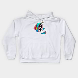 Napping all day Kids Hoodie